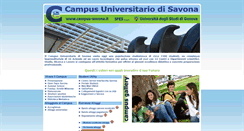 Desktop Screenshot of campus-savona.it