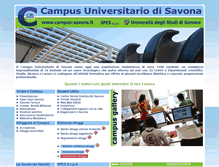 Tablet Screenshot of campus-savona.it